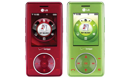 lg chocolate red green