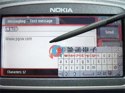 nokia 7710 screen