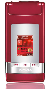 nokia n76 red