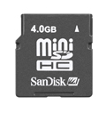 sandisk 4GB miniSDHC
